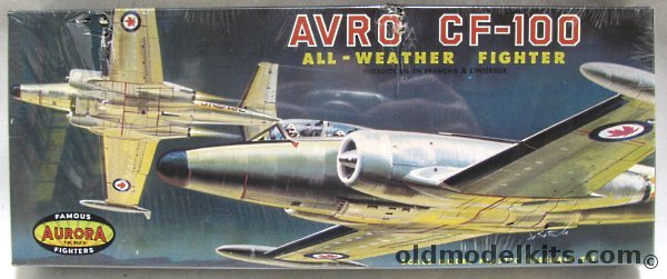Aurora 1/67 Avro CF-100 Canuck - All-Weather Fighter, 137-175 plastic model kit